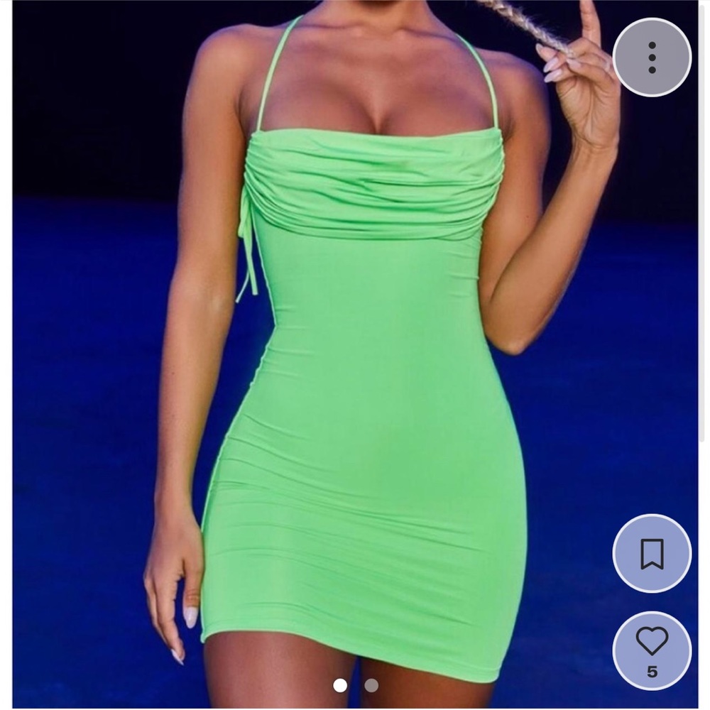 Neon Green Dress